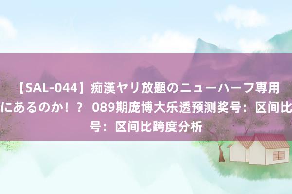 【SAL-044】痴漢ヤリ放題のニューハーフ専用車は本当にあるのか！？ 089期庞博大乐透预测奖号：区间比跨度分析