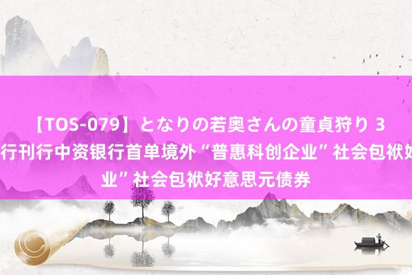 【TOS-079】となりの若奥さんの童貞狩り 3 美月 兴业银行刊行中资银行首单境外“普惠科创企业”社会包袱好意思元债券