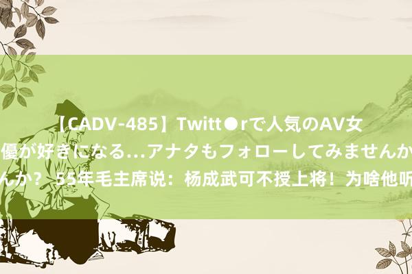 【CADV-485】Twitt●rで人気のAV女優 SNSでますますAV女優が好きになる…アナタもフォローしてみませんか？ 55年毛主席说：杨成武可不授上将！为啥他听了不失望，反而很直爽